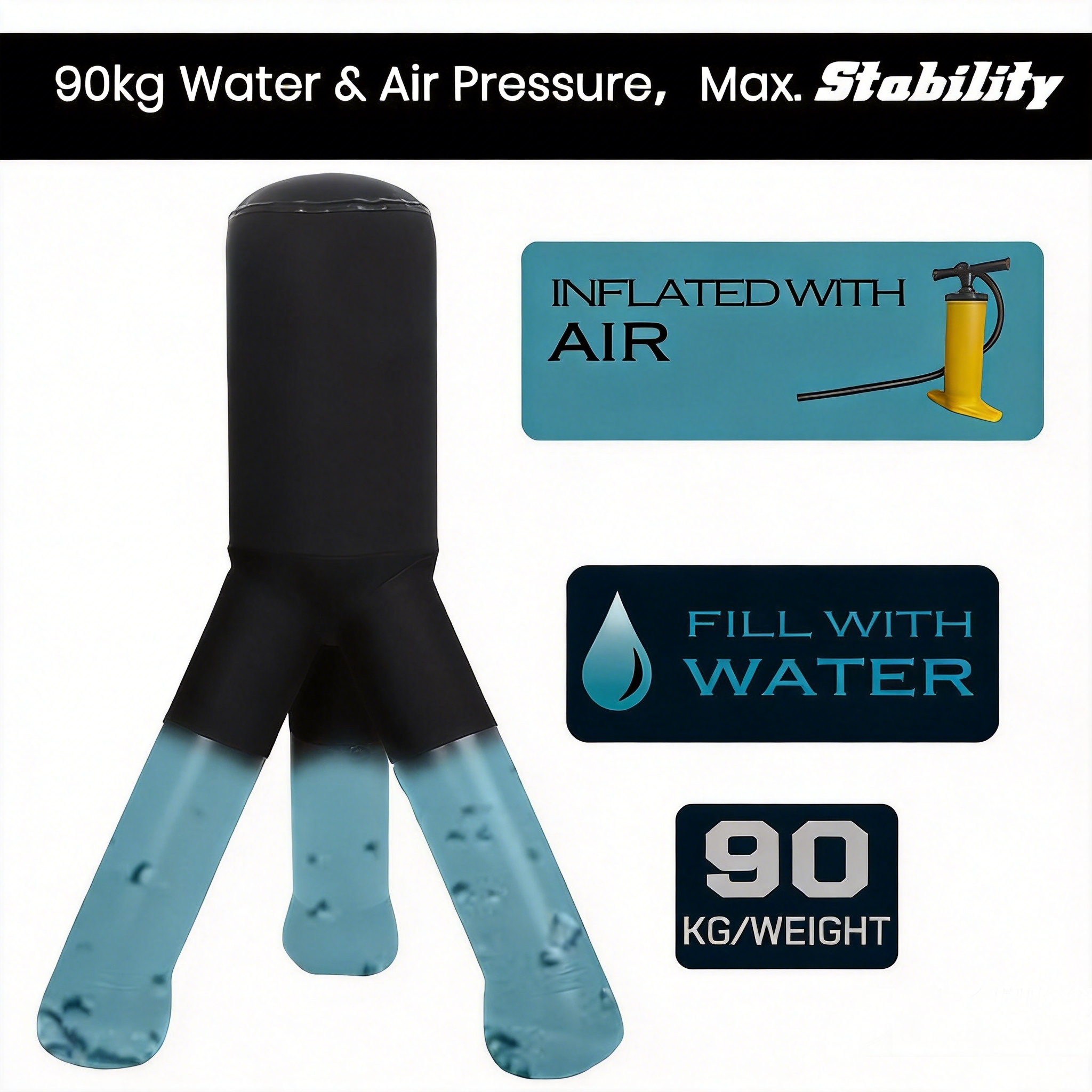 Aqua Air Triple Strike Punching Bag- DQ01